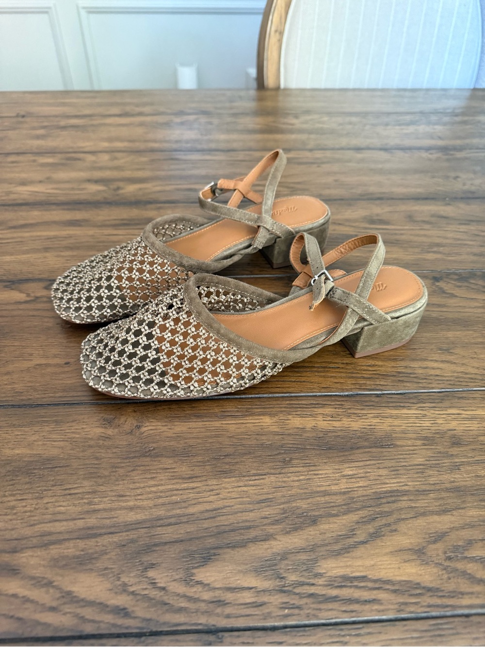 Madewell Suede Slingback Heels